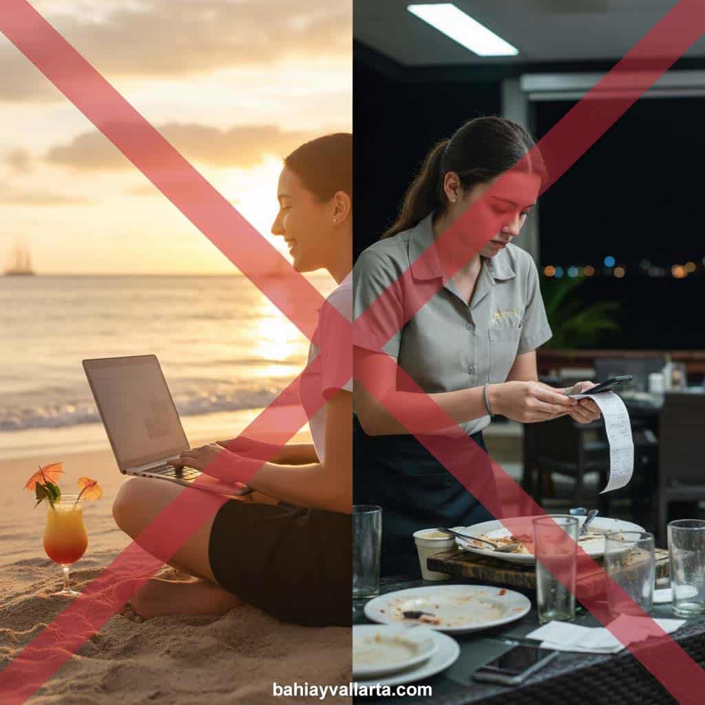 Lo negativo de trabajar en la playa o en zonas turísticas